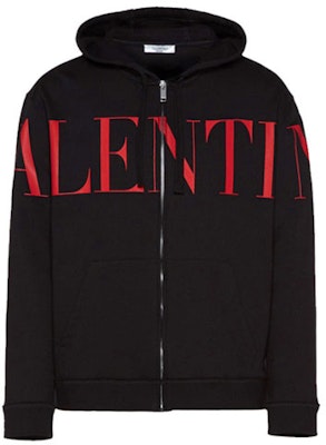 Valentino 黑色標誌拉鍊長袖運動衫 SV3MF05L5FQ0NR Buy Valentino 黑色標誌拉鍊長袖運動衫 SV3MF05L5FQ0NR