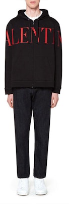 발렌티노 블랙 로고 집업 스웻셔츠 긴팔. SV3MF05L5FQ0NR Lookbook 발렌티노 블랙 로고 집업 스웻셔츠 긴팔. SV3MF05L5FQ0NR