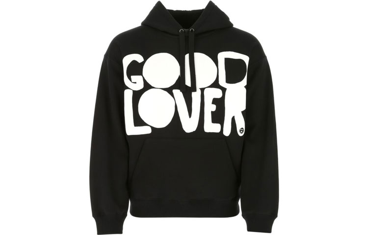 Valentino Black Pullover Sweatshirt with Front Print Casual Style UV0MF15P6V20NI