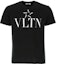 Order Valentino Kaos Pendek Hitam Motif Bintang TV3MG05P6380NI