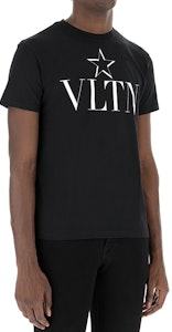 Valentino Kaos Pendek Hitam Motif Bintang TV3MG05P6380NI Shop Valentino Kaos Pendek Hitam Motif Bintang TV3MG05P6380NI