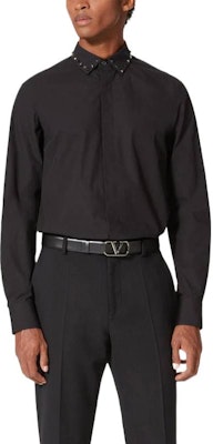 Valentino Baju Hitam Berlengan Panjang Studded SS23 2V3AB25C4WW0NO Shop Valentino Baju Hitam Berlengan Panjang Studded SS23 2V3AB25C4WW0NO