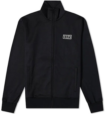 華倫天奴黑色拉鍊翻領字母長袖衛衣 WV3MF19Q7ML0NO Order 華倫天奴黑色拉鍊翻領字母長袖衛衣 WV3MF19Q7ML0NO