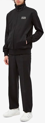 華倫天奴黑色拉鍊翻領字母長袖衛衣 WV3MF19Q7ML0NO Purchase 華倫天奴黑色拉鍊翻領字母長袖衛衣 WV3MF19Q7ML0NO