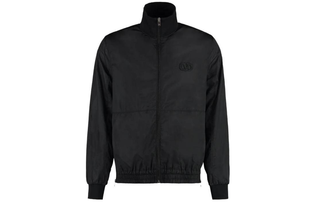 Valentino Black Zip-Up Loose-Fit Long-Sleeve Jacket 2V3CIL958LF-0NO