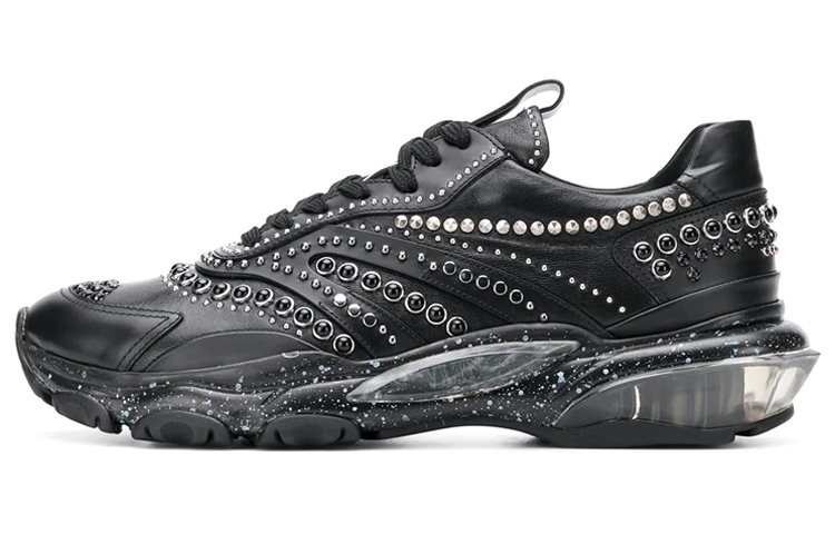 Valentino Bounce 'Black Crystal Studs' QY2S0B05UWV0NO