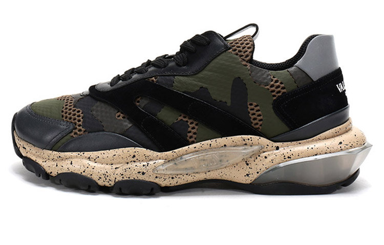 Valentino Bounce 'Military Green and Black'