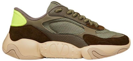 Valentino華倫天奴 織物 網眼 低筒 運動休閒鞋 男款 軍綠色 Order Valentino華倫天奴 織物 網眼 低筒 運動休閒鞋 男款 軍綠色