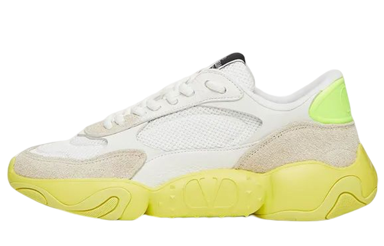 Valentino Bubbleback 'White Neo Yellow' XY2S0F08KNZU87