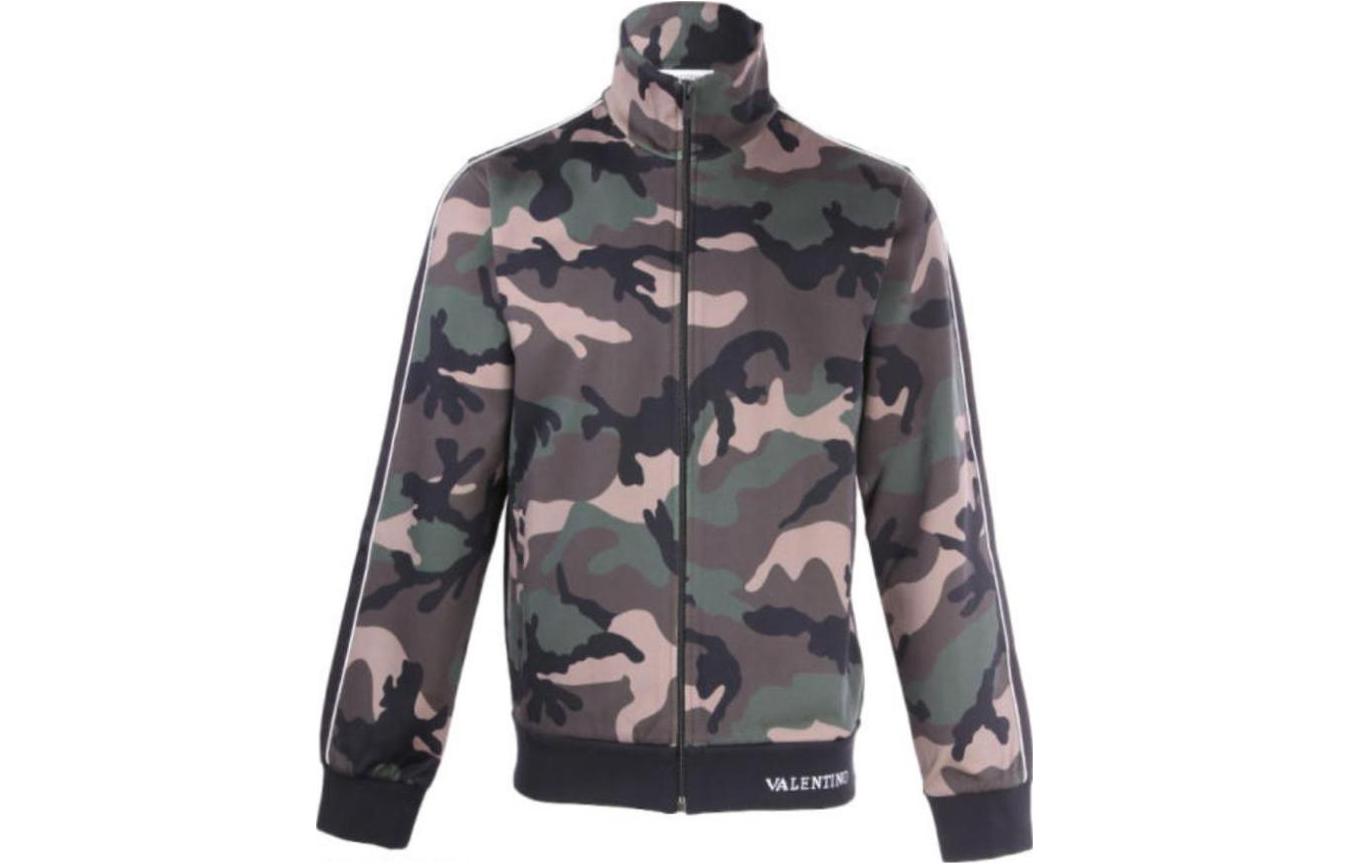 Valentino Camouflage Full-Print Zip Jacket  Floral Design SV3MF11A53MF00 圖 2