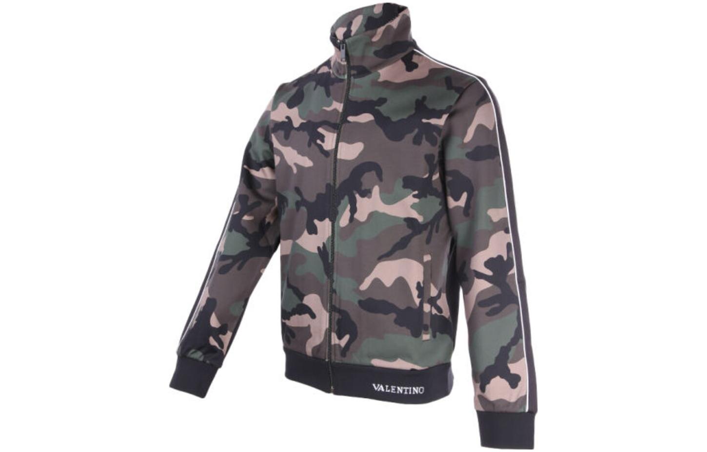 Valentino Camouflage Full-Print Zip Jacket  Floral Design SV3MF11A53MF00 圖 5