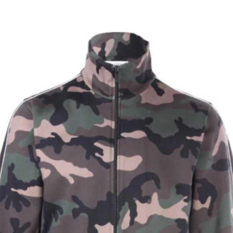 Valentino Camouflage Full-Print Zip Jacket  Floral Design SV3MF11A53MF00 圖 6
