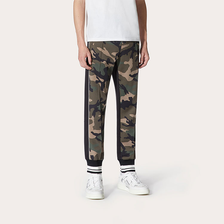 Purchase Valentino 迷彩針織直筒休閒褲 迷彩色 TV3MD00L53MF00