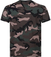 华伦天奴迷彩标志印花T恤 军绿色 RV3MG01LSEGF00 Lookbook 华伦天奴迷彩标志印花T恤 军绿色 RV3MG01LSEGF00