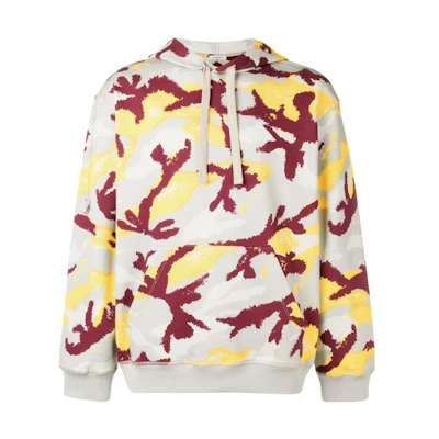 Valentino Camouflage Print Cotton Hoodie Multicolor - VMF00VVTEDD6
