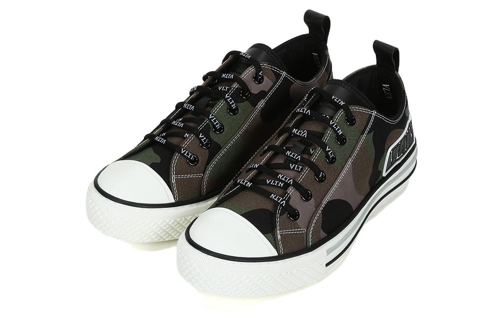Valentino Camouflage Sneaker 'Military Green' 圖 3