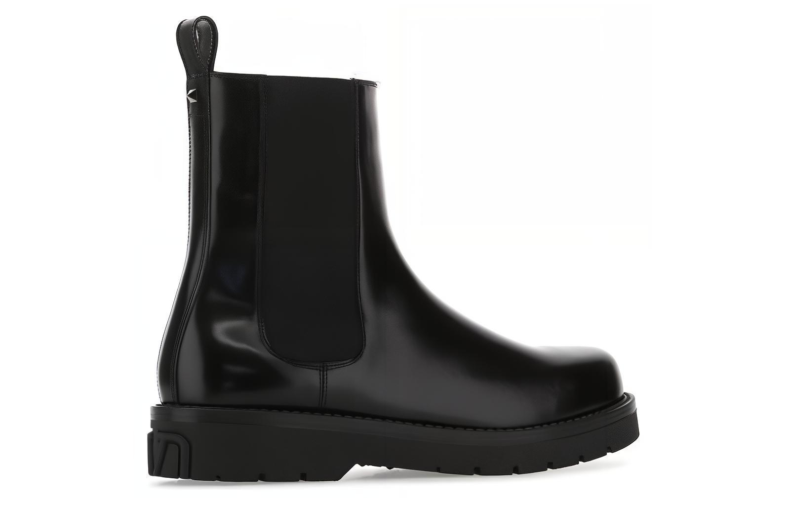Valentino Chelsea Boot 'Black Leather' 圖 3