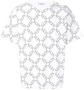 Valentino Kaos Pria Putih Logo Klasik Katun Lengan Pendek Crewneck. RV0MG01UUVCA01 Buy Valentino Kaos Pria Putih Logo Klasik Katun Lengan Pendek Crewneck. RV0MG01UUVCA01