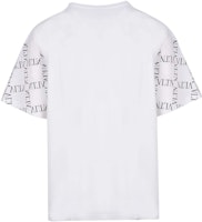 Valentino Kaos Pria Putih Logo Klasik Katun Lengan Pendek Crewneck. RV0MG01UUVCA01 Lookbook Valentino Kaos Pria Putih Logo Klasik Katun Lengan Pendek Crewneck. RV0MG01UUVCA01