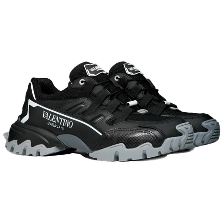 Valentino Climbers 'Black Fabric and Calfskin' 圖 3