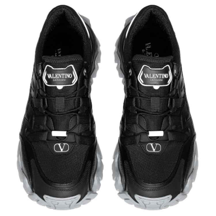 Valentino Climbers 'Black Fabric and Calfskin' 圖 4