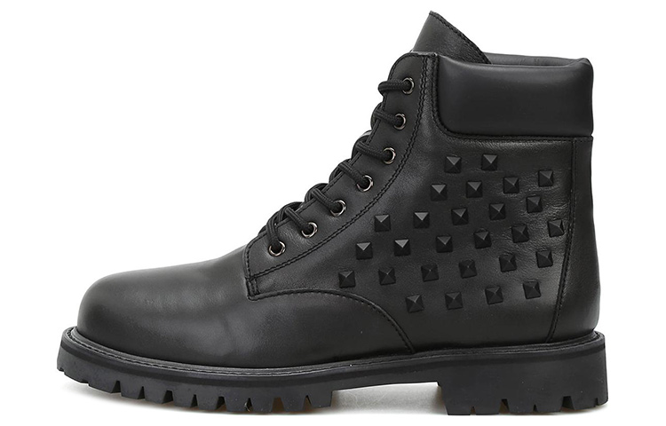 Valentino Combat Boot 'Black Studs'
