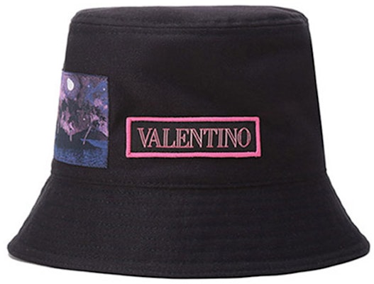 Topi Baldi Valentino Patchwork Kapas Uniseks Hitam. XY2HGA11LXJ598 Buy Topi Baldi Valentino Patchwork Kapas Uniseks Hitam. XY2HGA11LXJ598