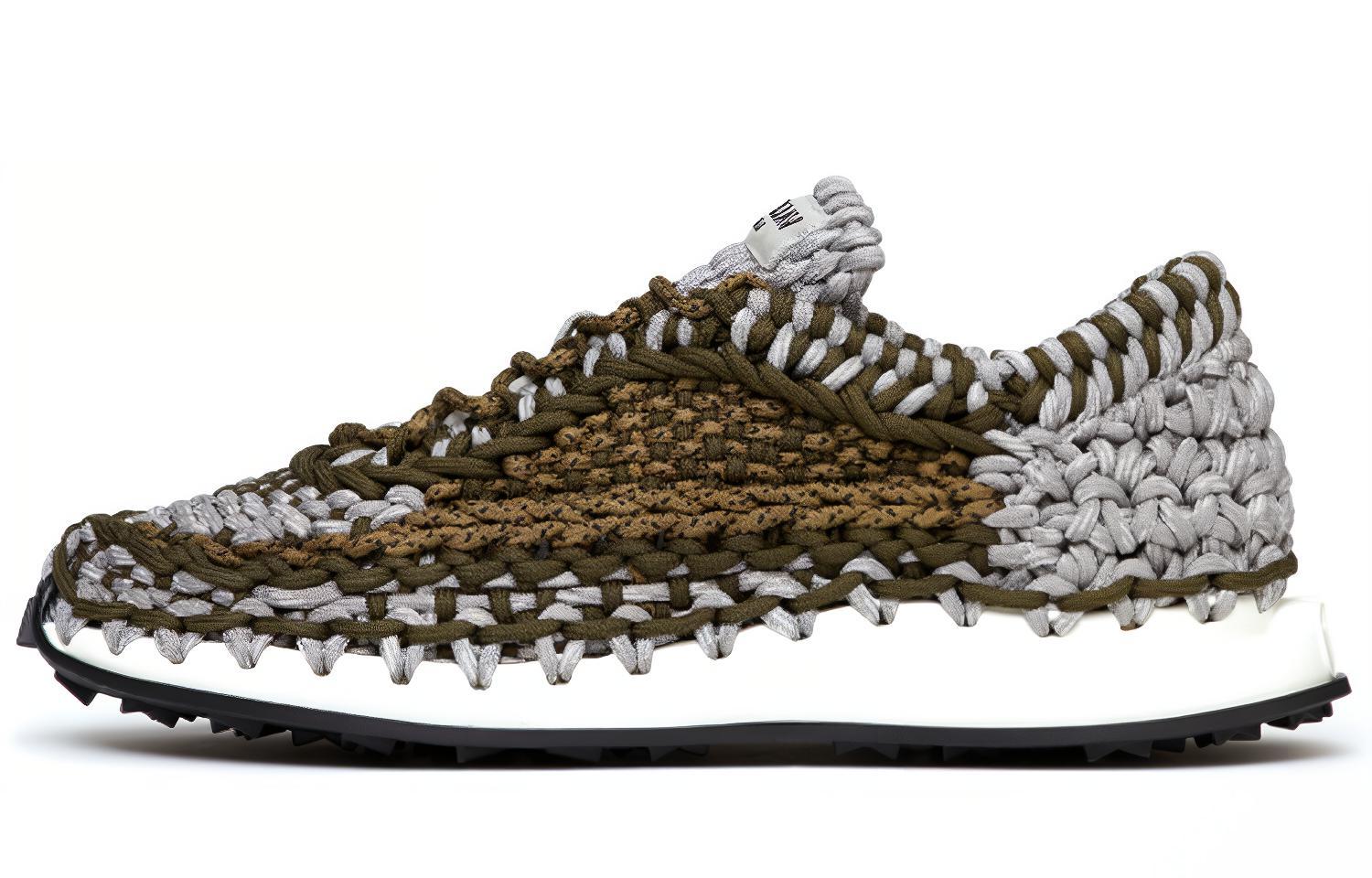 Valentino Crochet Low Top 'Green Logo'