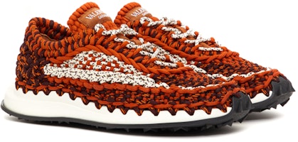 Valentino Kasut Tenun 'Orange Zest' VY0S0E41ZXBGL0 Lookbook Valentino Kasut Tenun 'Orange Zest' VY0S0E41ZXBGL0