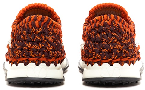 Valentino Kasut Tenun 'Orange Zest' VY0S0E41ZXBGL0 Purchase Valentino Kasut Tenun 'Orange Zest' VY0S0E41ZXBGL0