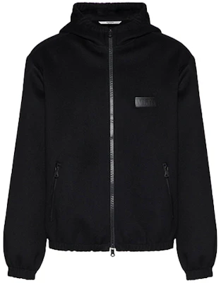 华伦天奴双层羊绒防风夹克 - 黑色 VV3CI3682KA0NO Buy 华伦天奴双层羊绒防风夹克 - 黑色 VV3CI3682KA0NO