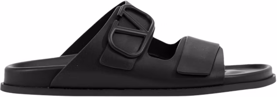 Valentino Double Strap Sandal 'Black VLogo Signature' 2Y2S0G80-UHE-0NO Valentino Double Strap Sandal 'Black VLogo Signature' 2Y2S0G80-UHE-0NO