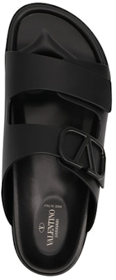 Valentino Double Strap Sandal 'Black VLogo Signature' 2Y2S0G80-UHE-0NO Shop Valentino Double Strap Sandal 'Black VLogo Signature' 2Y2S0G80-UHE-0NO