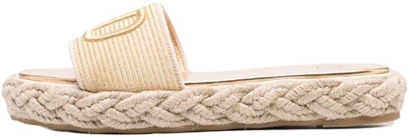 Valentino Espadrille Slide 'Khaki' XW2S0EC3CGPY32 Valentino Espadrille Slide 'Khaki' XW2S0EC3CGPY32