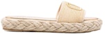 Valentino Espadrille Slide 'Khaki' Lelaki XW2S0EC3CGPY32