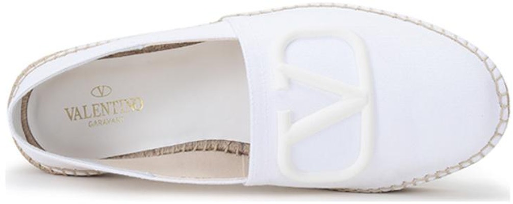 Valentino Fabric Espadrille 'White' VY2S0B73QCV0BO Purchase Valentino Fabric Espadrille 'White' VY2S0B73QCV0BO
