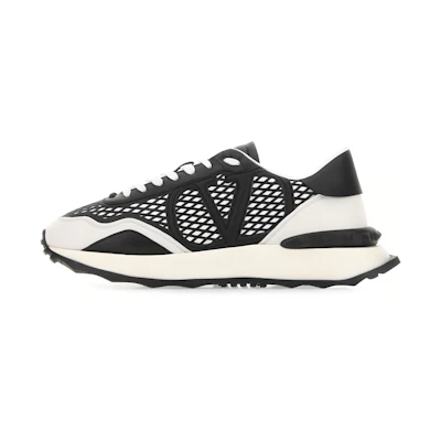 Valentino Fashion Band Low Top 'Black White'