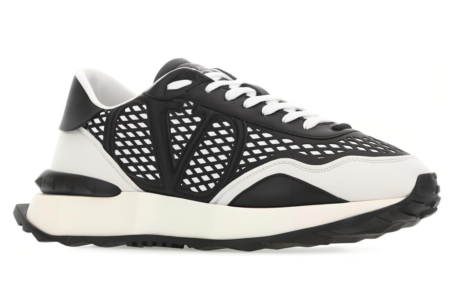 Valentino Fashion Band Low Top 'Black White' 圖 2