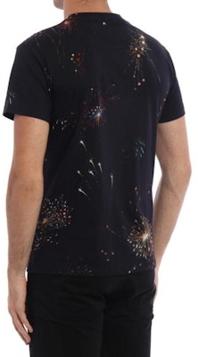 Valentino Fireworks Print Crewneck Short Sleeve T-Shirt Navy Blue Mens. NV3MG01Z4FUZA1 Purchase Valentino Fireworks Print Crewneck Short Sleeve T-Shirt Navy Blue Mens. NV3MG01Z4FUZA1
