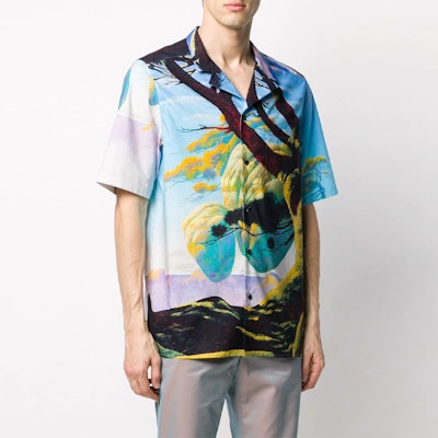 Valentino Floating Island SS21 Baju Kemeja Depan Butang Cetak Bunga TV0AA77165M81M Purchase Valentino Floating Island SS21 Baju Kemeja Depan Butang Cetak Bunga TV0AA77165M81M