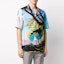 Purchase Valentino Floating Island SS21 Baju Kemeja Depan Butang Cetak Bunga TV0AA77165M81M
