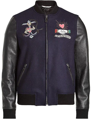 Valentino FW20 印花拼接拉鍊外套海軍藍大衣. NV3CI0364FT598 Order Valentino FW20 印花拼接拉鍊外套海軍藍大衣. NV3CI0364FT598