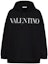 Buy Valentino FW21 黑色字母印花寬鬆連帽衫 WV0MF20I7U80NI