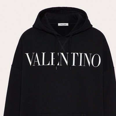 Valentino FW21 Hoodie Hitam Logo Cetakan Besar. WV0MF20I7U80NI Details for Valentino FW21 Hoodie Hitam Logo Cetakan Besar. WV0MF20I7U80NI