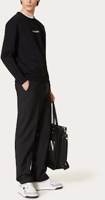 Valentino 2021秋冬黑色刺绣Logo圆领毛衣 WV3KC15Z7HS0NA Purchase Valentino 2021秋冬黑色刺绣Logo圆领毛衣 WV3KC15Z7HS0NA