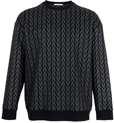 Valentino FW21 黑色印花圓領套頭衫衛衣 WV0MF18X7SVN01 Order Valentino FW21 黑色印花圓領套頭衫衛衣 WV0MF18X7SVN01