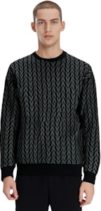 Valentino FW21 Crewneck Sweatshirt Hitam dengan Desain Cetak. WV0MF18X7SVN01 Purchase Valentino FW21 Crewneck Sweatshirt Hitam dengan Desain Cetak. WV0MF18X7SVN01