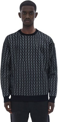 Valentino FW21 黑色印花圓領套頭衫衛衣 WV0MF18X7SVN01 Details for Valentino FW21 黑色印花圓領套頭衫衛衣 WV0MF18X7SVN01