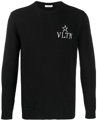 발렌티노 FW21 블랙 울 로고 크루넥 스웨터 디자인. VKC07K61V0NO Buy 발렌티노 FW21 블랙 울 로고 크루넥 스웨터 디자인. VKC07K61V0NO