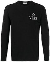 발렌티노 FW21 블랙 울 로고 크루넥 스웨터 디자인. VKC07K61V0NO Order 발렌티노 FW21 블랙 울 로고 크루넥 스웨터 디자인. VKC07K61V0NO